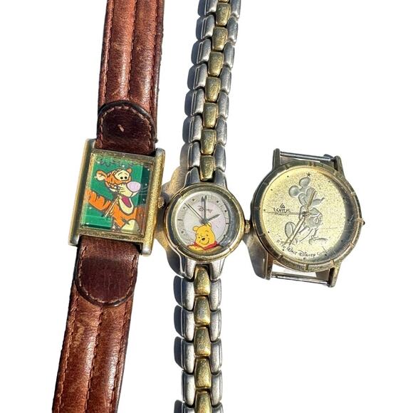 Lot of 3 Vintage Disney Watches - Ladies Watch Lot - Lorus - Picture 1 of 5